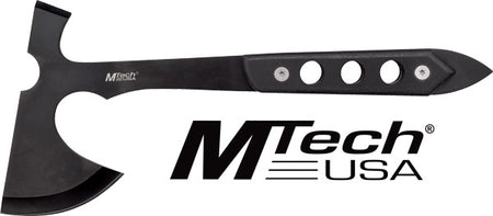 MTech 10" Tomahawk, 5" Black Blade, G10 Handle with Sheath