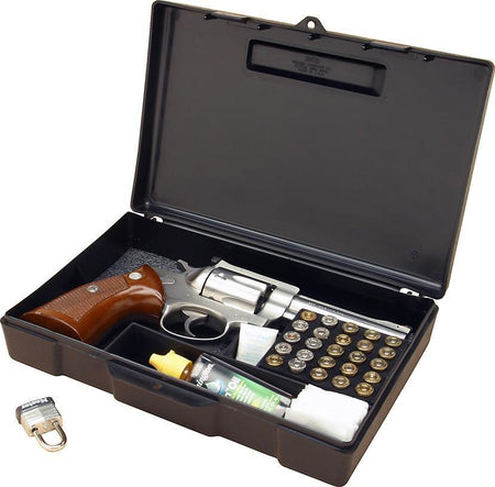MTM Long Term Handgun Storage Box 4-Inch Revolver Black