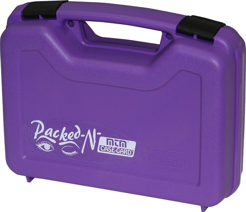 MTM Case-Gard Purple Single Handgun Case 4" with Pad Lockable Latch