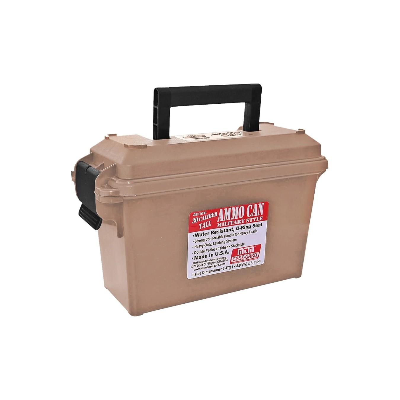 MTM Case-Gard 30 Cal Tall Ammunition Can FDE