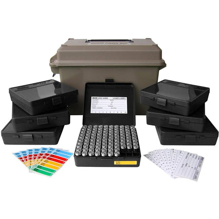 MTM AC50 Ammo Can with 7 P-100-45 Boxes .45 ACP Dark Earth Holds 700 Rounds