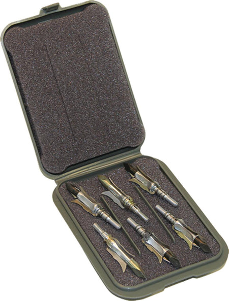 MTM Army Green Mechanical Broadhead Storage Case