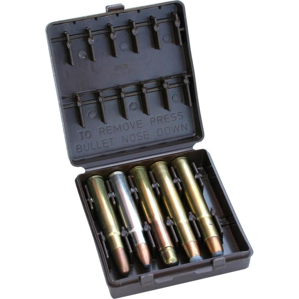 MTM 10-Round African Big Game Ammo Carrier Wallet 378 Wby-500 Nitro Brown