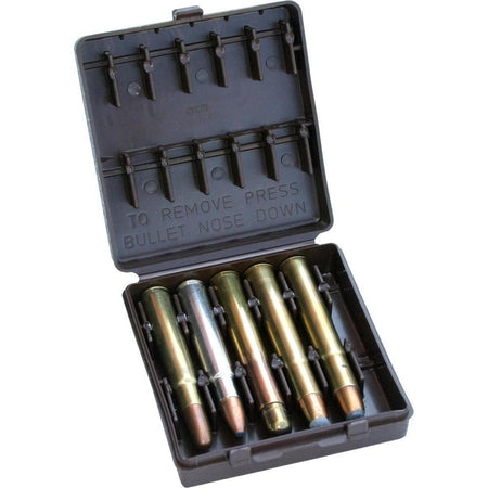 MTM 10-Round African Big Game Ammo Carrier Wallet 378 Wby-500 Nitro Brown