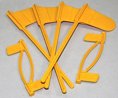 MTM Chamber Indicator Flags Yellow for Pistol & Rifle - 8/pk