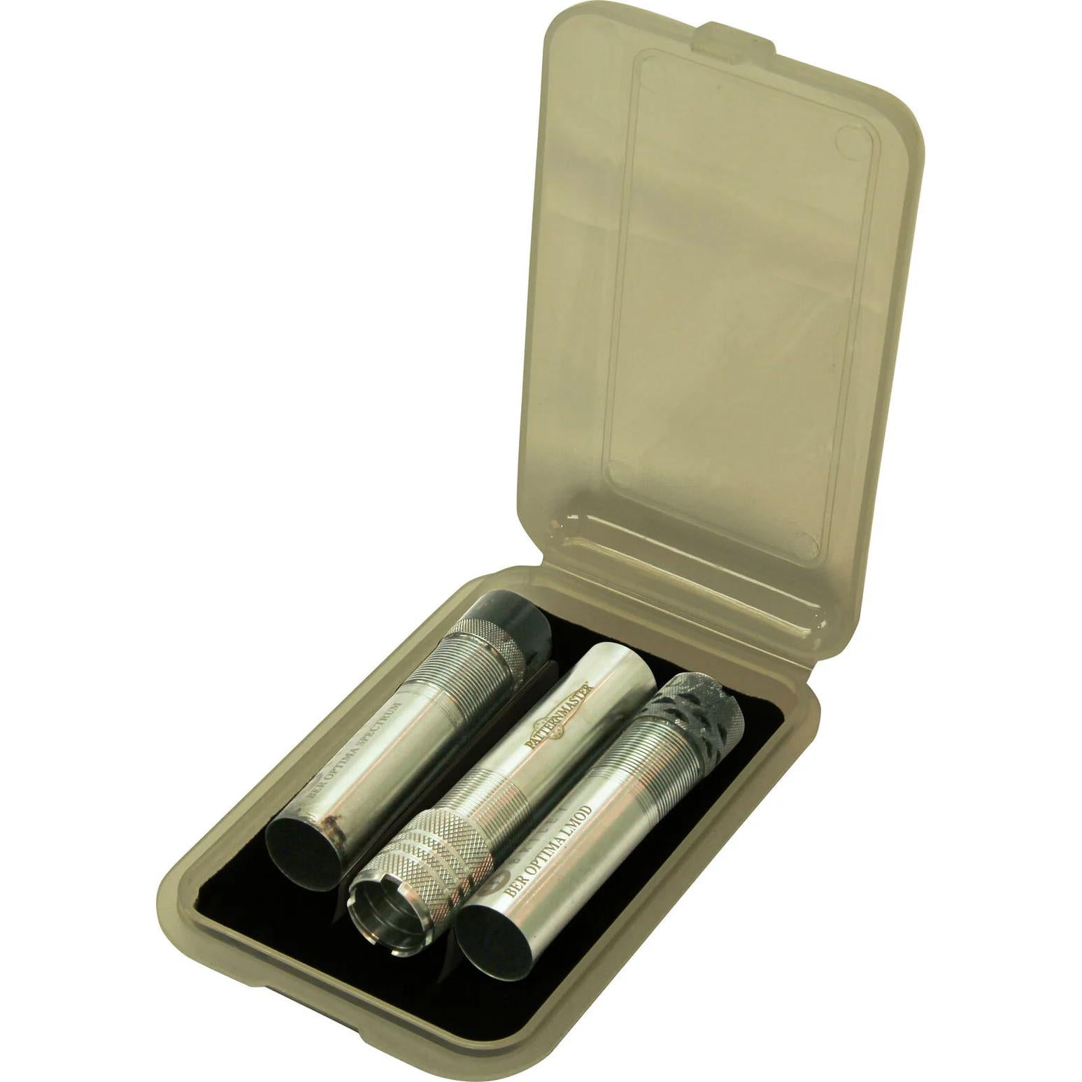 MTM Choke Tube Case Extended Length Holds 3 Shotgun Chokes Clear Smoke