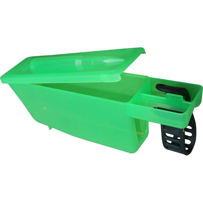 MTM Molded Products Patch Catcher for Gun Cleaning Clear Green
