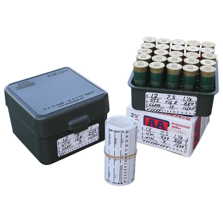 MTM 50-Pack Shotshell Reloading Load Labels