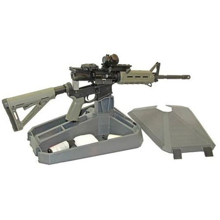 MTM MSRMS ArmAR AR-15 & AR-10 Rifle Cleaning & Maintenance Stand Grey