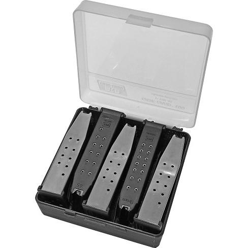 MTM Clear Smoke Pistol Magazine Case for Up to 5 Double-Stack Magazines