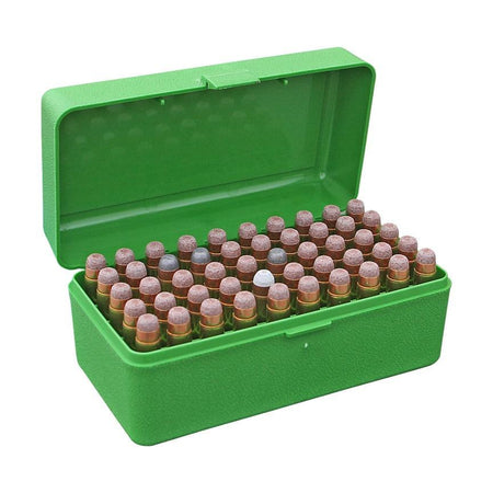 MTM Case-Gard R-50 Green Rifle Ammunition Storage Box .300 WSM / 45-70