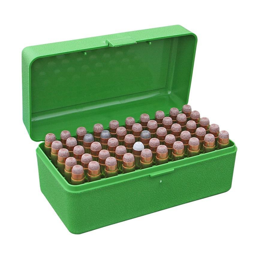 MTM Case-Gard R-50 Green Rifle Ammunition Storage Box .300 WSM / 45-70