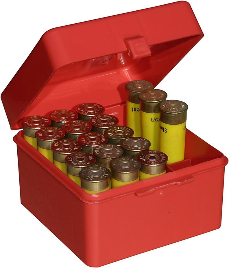 MTM S25D Dual Gauge Red Shotshell Storage Case