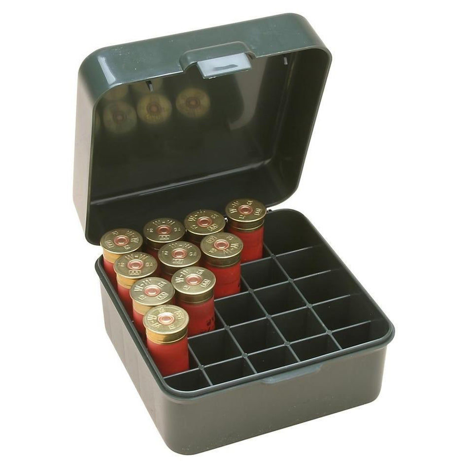 MTM S25D Dual Gauge Shotshell Case Forest Green 25 Round