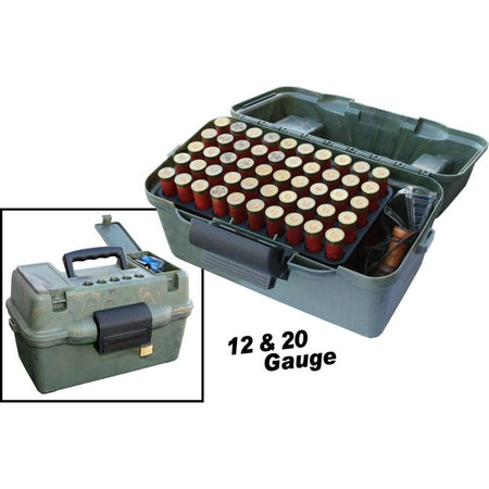 MTM SF100D Deluxe Shotshell Box 100 Rounds 12/20 Gauge Wild Camo