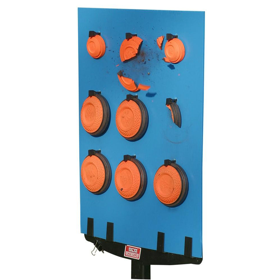 MTM Bird Board with 18 Easy-Load Clay Target Clips Blue Backer