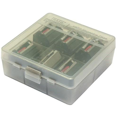 MTM Ruger 10/22 Rotary Magazine Storage Case Clear Smoke