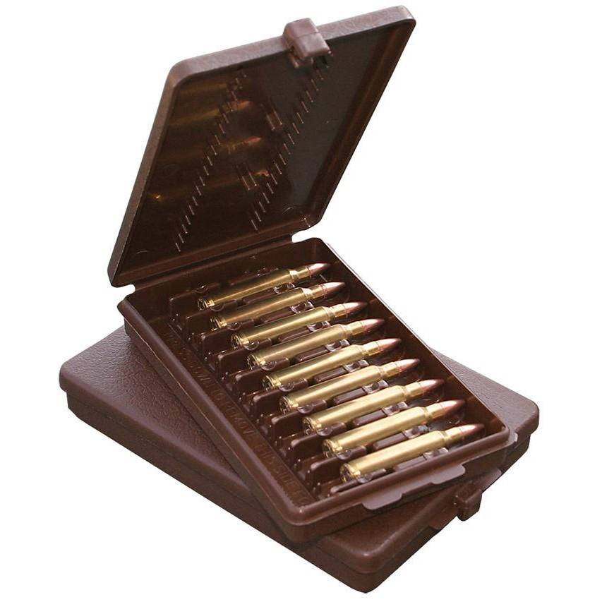 MTM 9 Round Rifle Ammunition Wallet - Brown