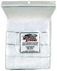 Montana X-Treme 3 Inch Square Flannel Gun Cleaning Patches 500 ct