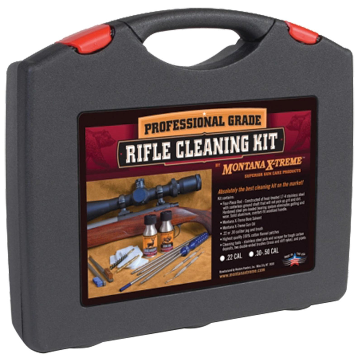 Montana X-Treme Pro Grade Firearm Cleaning Kit .30 to .50 Cal