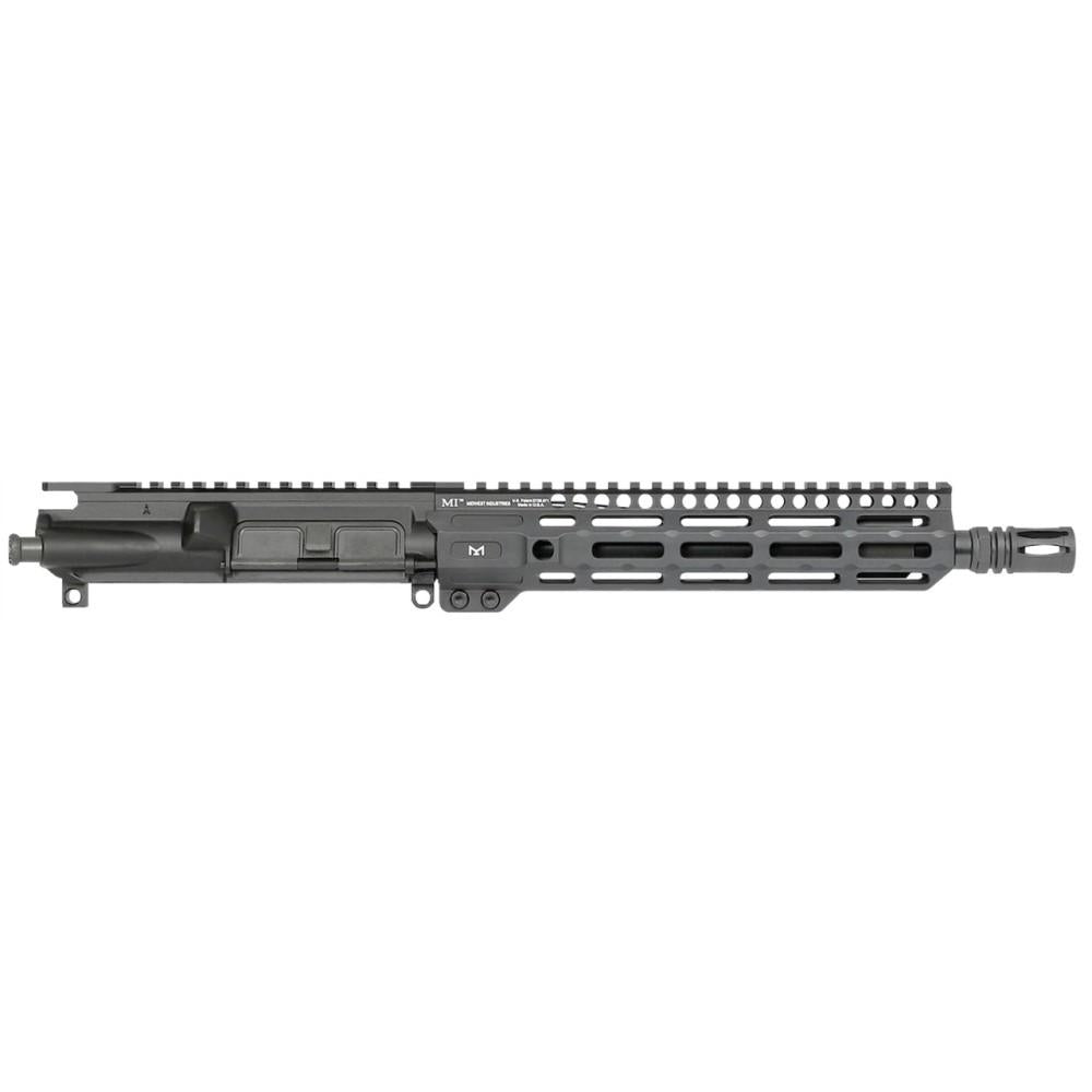 Midwest Industries 5.56 NATO 10.5 Inch Threaded Barrel Upper Receiver with MLOK Handguard Black