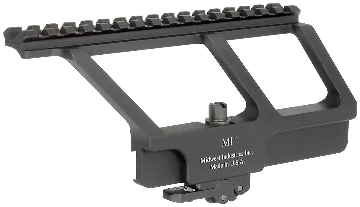 Midwest MI AK-47/AK-74 Side Railed Optic Scope Mount for Yugo Pattern Rifles