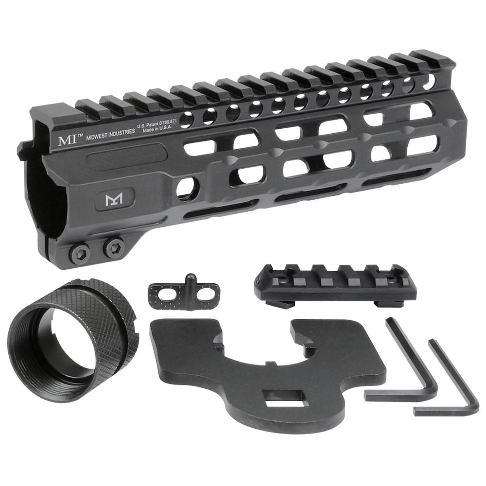 Midwest Industries 7" Free Float Combat Rail M-LOK Handguard Black