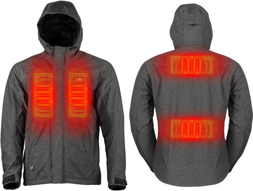 Mobile Warming Adventure Jacket for Men in Heather Gray Size XXL