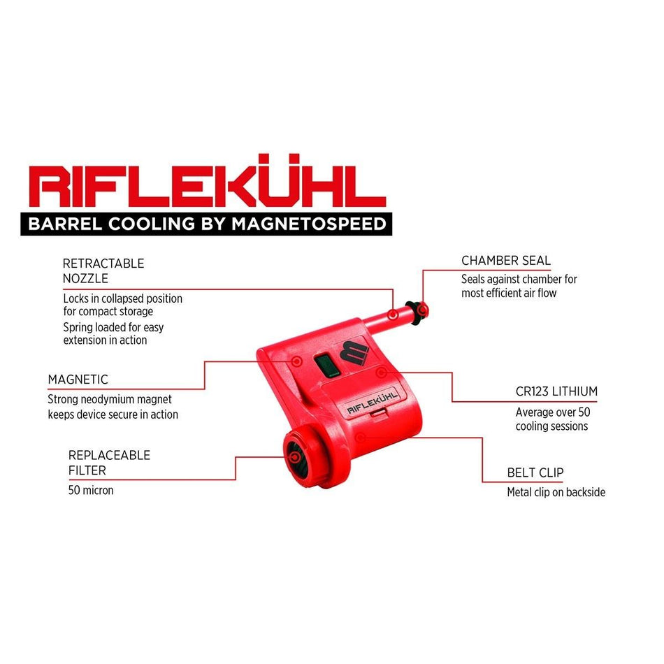 MagnetoSpeed Riflekuhl Barrel Cooler Internet Packaging for Rifles