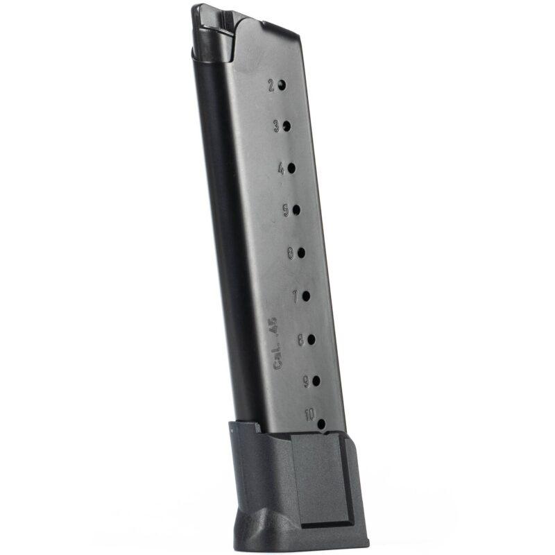 Mec-Gar 1911 Full Size .45 ACP Anti-Friction Coated Handgun Magazine 10/rd