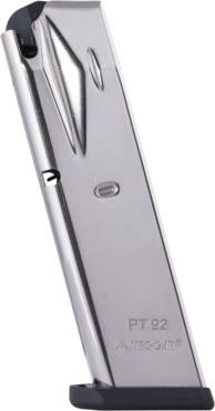 Mec-Gar Handgun Magazine Taurus PT92 PT99 9mm HT Nickel 10/rd