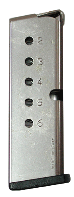 NAA Guardian .380 ACP Stainless Magazine 6rd Flat Floor Plate