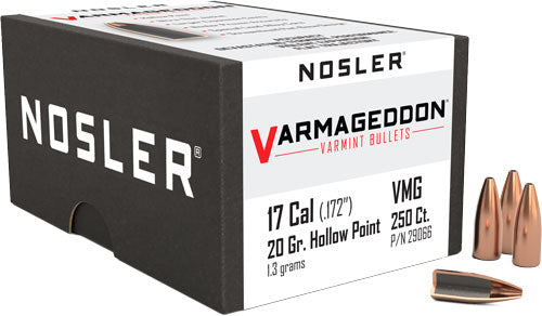 Nosler Varmageddon FBHP Component Bullets 17 Cal .172 20gr 250ct