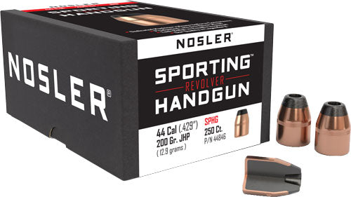 Nosler JHP .429" 200gr Handgun Bullets with Cannelure 250ct
