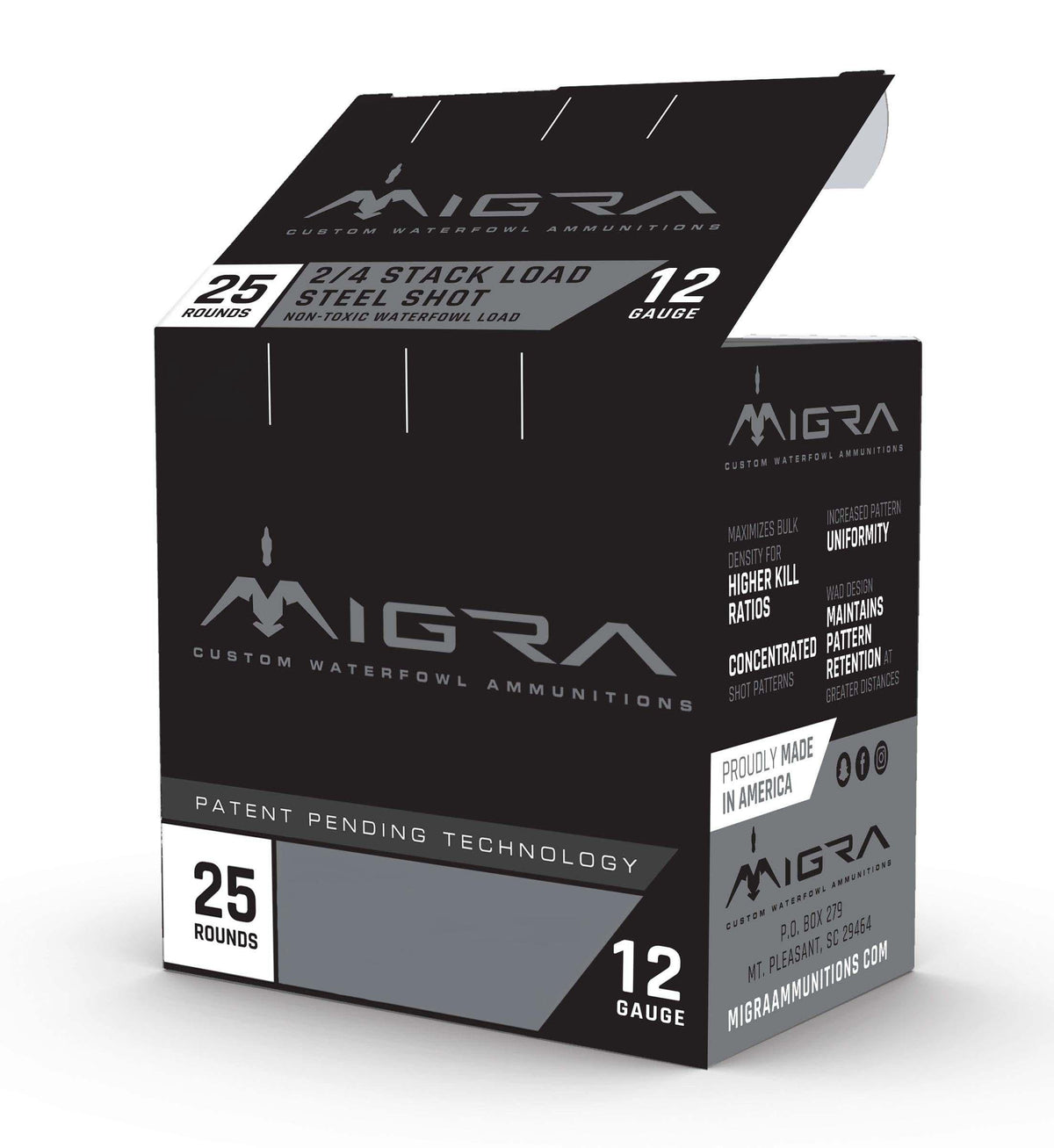 Migra Ammunitions 12 Gauge M12S46 3" 1-1/4oz 4 Shot 1430 FPS