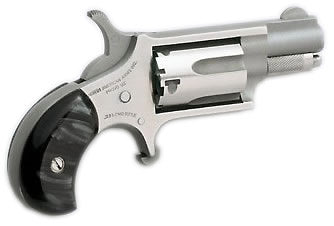 North American Arms Mini-Revolver .22 LR, 1 1/8" Barrel, Black Pearlite Grip