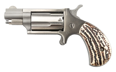 North American Arms Mini Revolver .22 WMR 1-1/8" 5-Shot Stag Grip