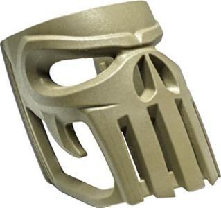 FAB Defense MOJO Magwell Grip Decorative Insert Elongated Skull FDE