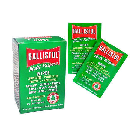 Ballistol Multi-Purpose Lubricant Wipes - 10 Count