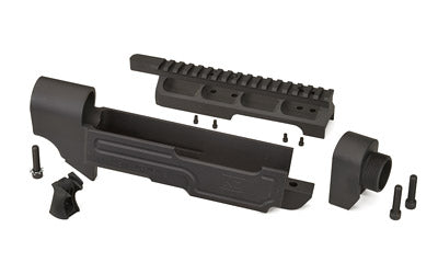 Nordic Components AR22-KIT-3PC Three-Piece AR Stock Conversion Kit for Ruger 10/22, Black