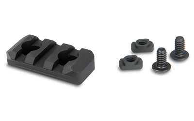 Nordic Components M-LOK 3 Slot Picatinny Rail, 1.59" Length, Mil-Spec Aluminum, Black TRL-MLOK-STD-3