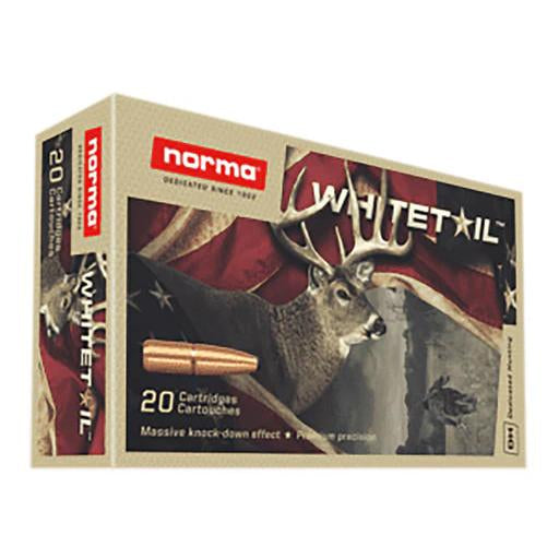 Norma 7.65x53mm Argentine Rifle Ammo Whitetail Pointed Soft Point JSP 174 grain 