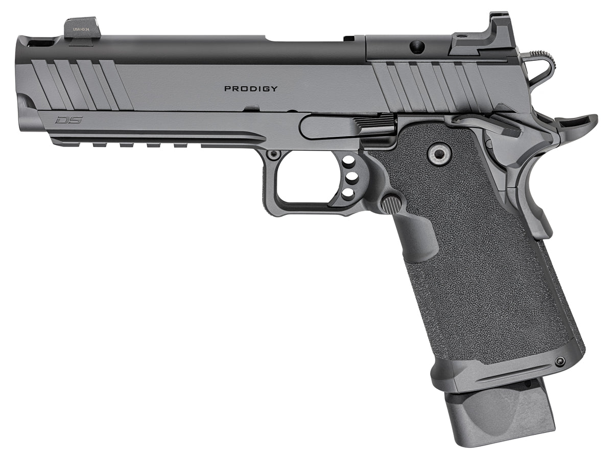 Springfield Armory PH9119AOSCOMP Prodigy 9mm 20+1 17+1 5" Stainless Black Cerakote Optic Ready Carbon Steel Slide Polymer Grip