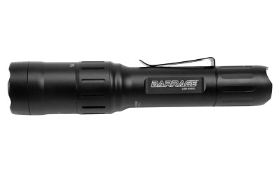 Nightstick BARRAGE USB-568XL Rechargeable Tactical Flashlight, 900 Lumen, Multi-Color Flood, Black