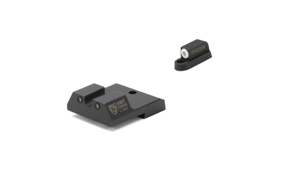 Night Fision Perfect Dot NS Set White Front with U Rear for CZ-USA P-07 & P-09