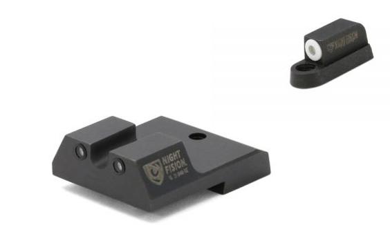 Night Fision Perfect Dot Tritium Night Sight Set for S&W M&P Shield - Yellow/White
