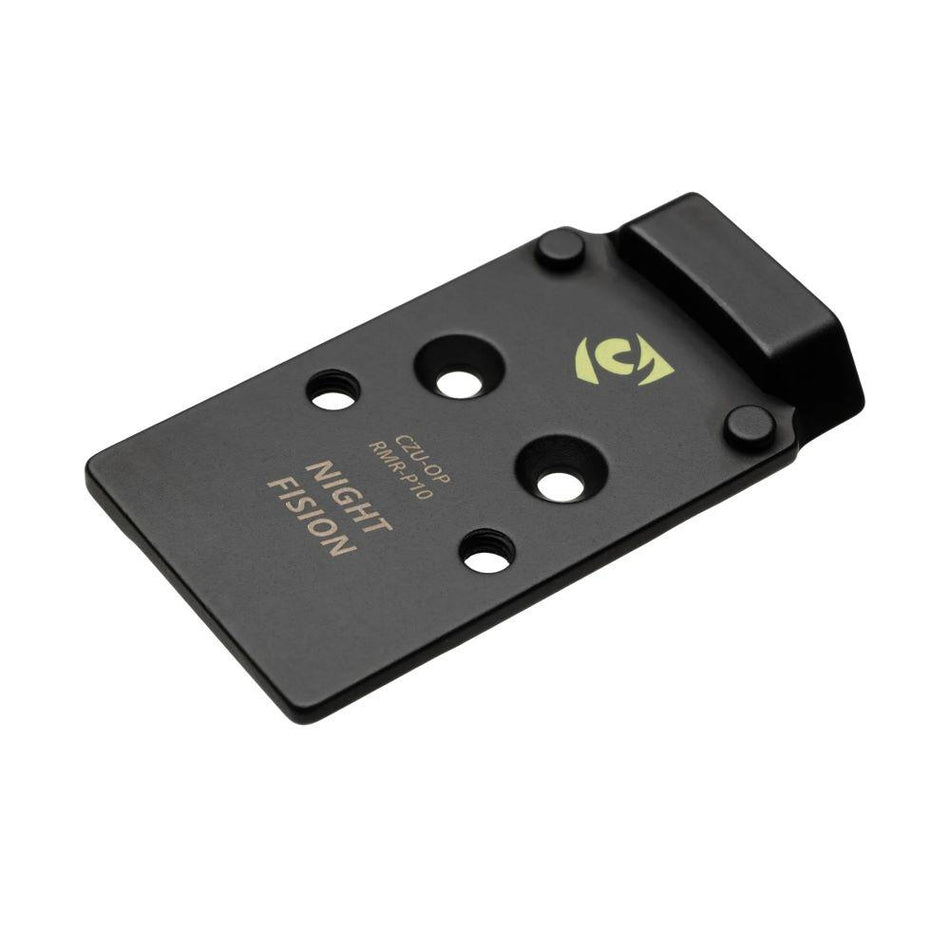 Night Fision RMR/507c to CZ P10 Pistol Optic Mounting Plate - Stainless Steel