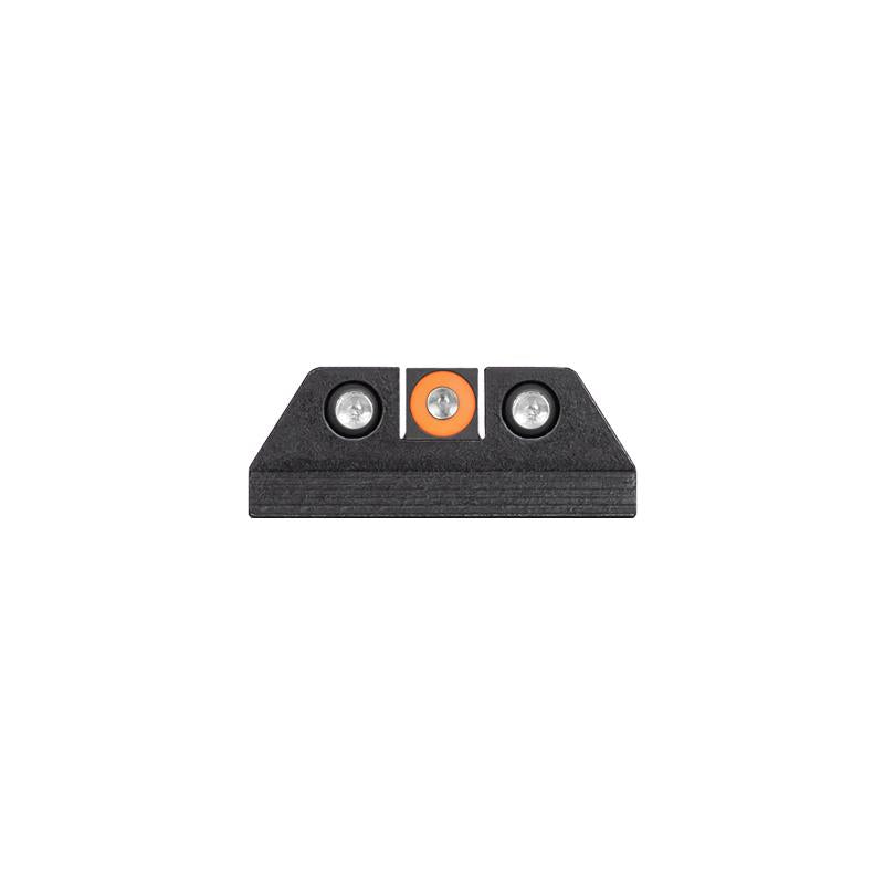 FN 509 Tritium Night Sight Set Night Fision Orange Front with Square Notch Rear