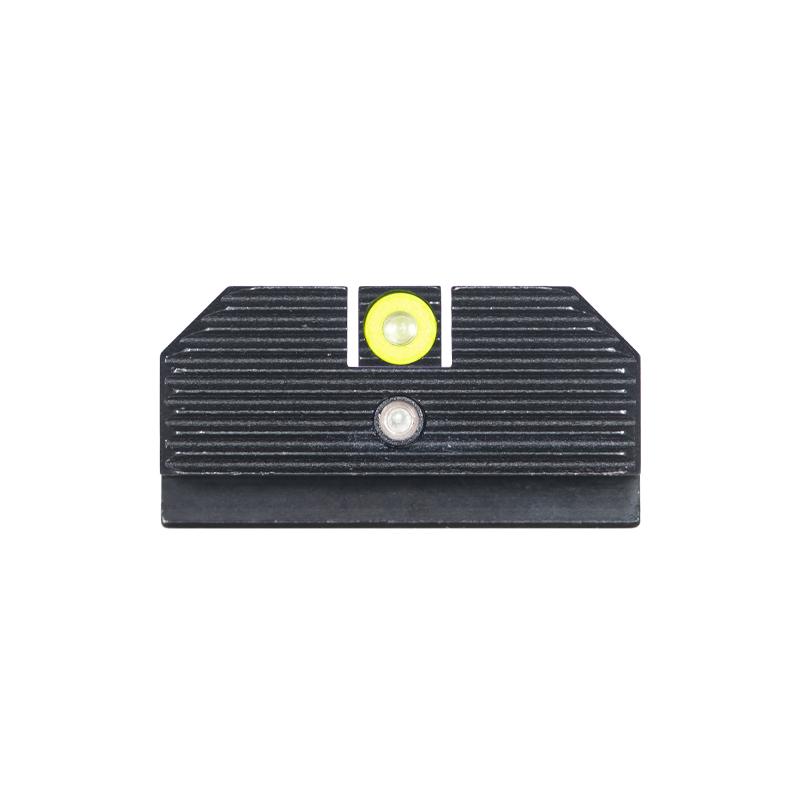 Night Fision Accur8 Night Sights Yellow Front Black Back for Glock 42 43 43X