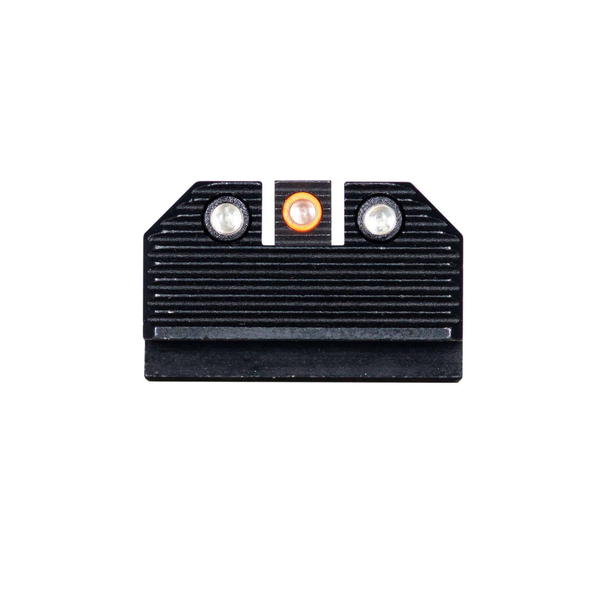 Night Fision Stealth Optics Ready Night Sight Set Orange Front with Black Rear for Glock 43X MOS
